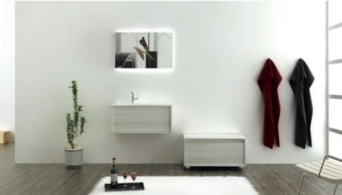 White Oak Bathroom Vanity Combo